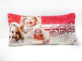 Almofada Personalizada Pelúcia 40x20